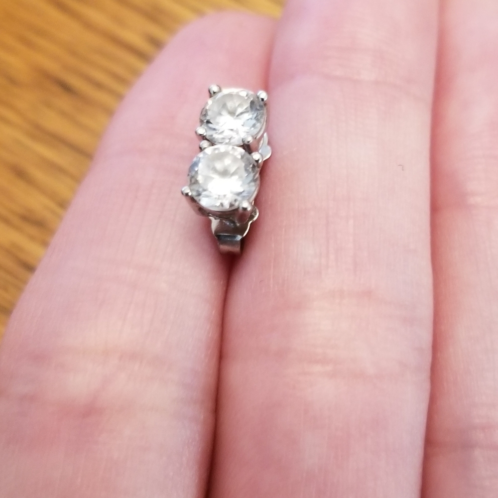 925 crystal earrings
